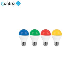 لامپ LED حبابی 9 وات رنگی E27
