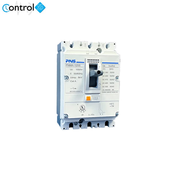 کلید اتومات 80 آمپر قابل تنظیم پی ان اس PNS PNMA -125S/3P-80A