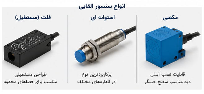 انواع سنسور القایی