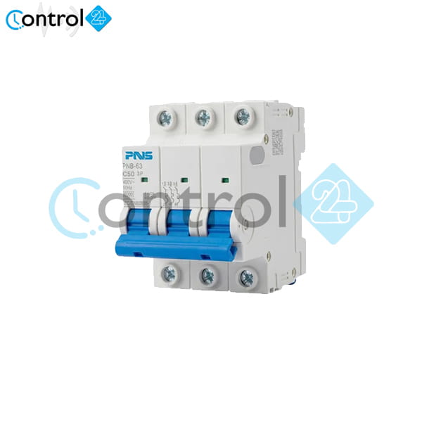 فیوز 2 آمپر سه پل پی ان اس PNS PNB-63-C2-3P-6KA